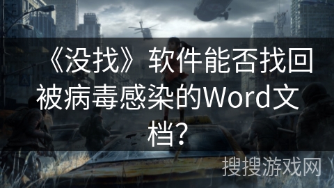 《没找》软件能否找回被病毒感染的Word文档？