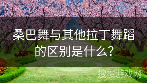 桑巴舞与其他拉丁舞蹈的区别是什么？