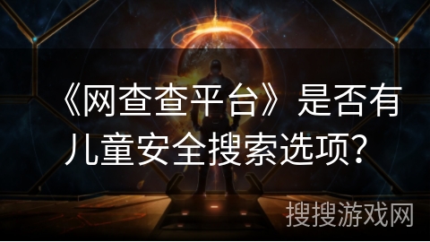《网查查平台》是否有儿童安全搜索选项？