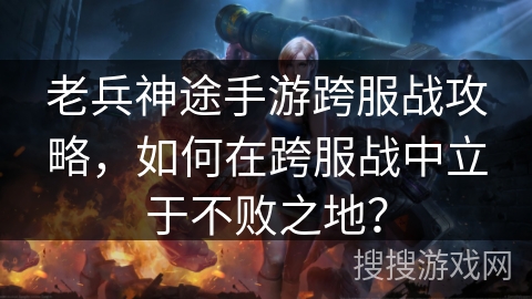 老兵神途手游跨服战攻略，如何在跨服战中立于不败之地？