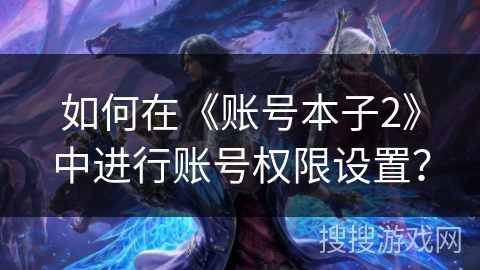 如何在《账号本子2》中进行账号权限设置？