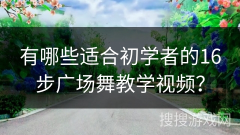 有哪些适合初学者的16步广场舞教学视频？