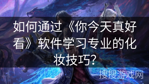 如何通过《你今天真好看》软件学习专业的化妆技巧？