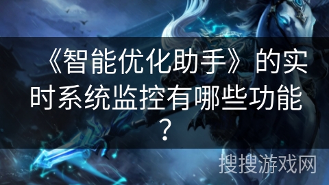 《智能优化助手》的实时系统监控有哪些功能？