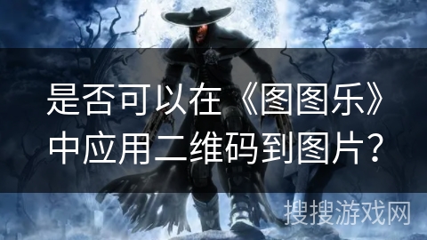 是否可以在《图图乐》中应用二维码到图片？