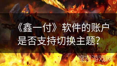 《鑫一付》软件的账户是否支持切换主题？