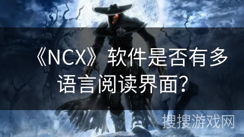 《NCX》软件是否有多语言阅读界面？