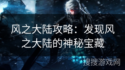 风之大陆攻略：发现风之大陆的神秘宝藏