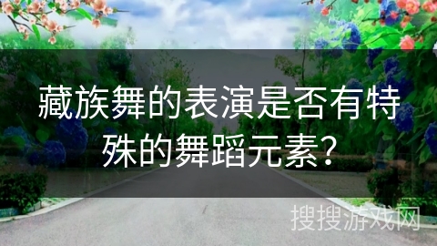 藏族舞的表演是否有特殊的舞蹈元素？