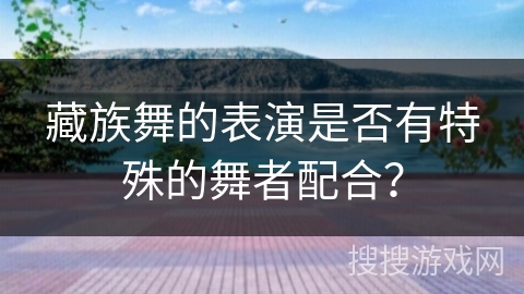 藏族舞的表演是否有特殊的舞者配合？