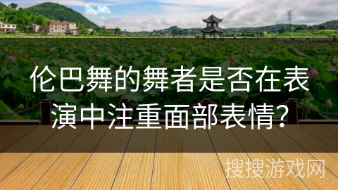 伦巴舞的舞者是否在表演中注重面部表情？