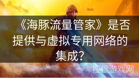 《海豚流量管家》是否提供与虚拟专用网络的集成？