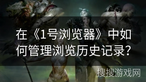 在《1号浏览器》中如何管理浏览历史记录？