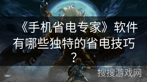 《手机省电专家》软件有哪些独特的省电技巧？