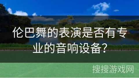 伦巴舞的表演是否有专业的音响设备？