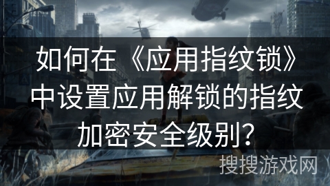 如何在《应用指纹锁》中设置应用解锁的指纹加密安全级别？