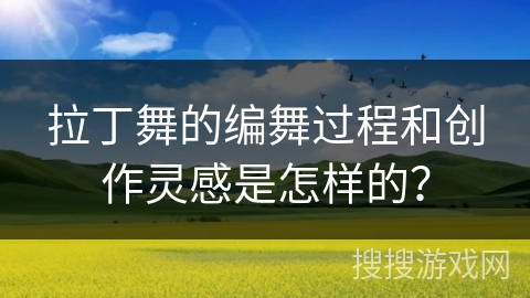 拉丁舞的编舞过程和创作灵感是怎样的？