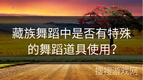 藏族舞蹈中是否有特殊的舞蹈道具使用？