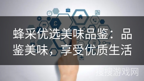 蜂采优选美味品鉴：品鉴美味，享受优质生活
