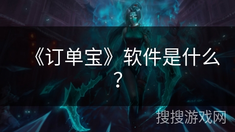 《订单宝》软件是什么？