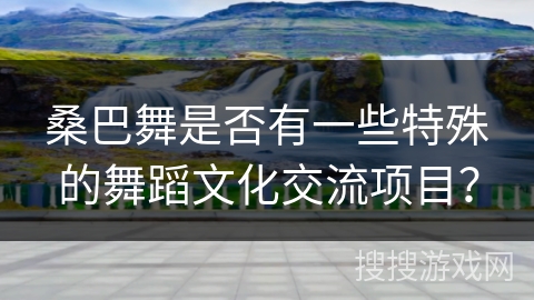 桑巴舞是否有一些特殊的舞蹈文化交流项目？