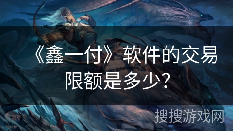《鑫一付》软件的交易限额是多少？