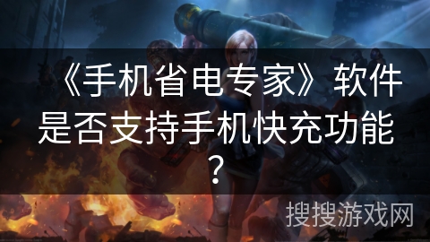 《手机省电专家》软件是否支持手机快充功能？