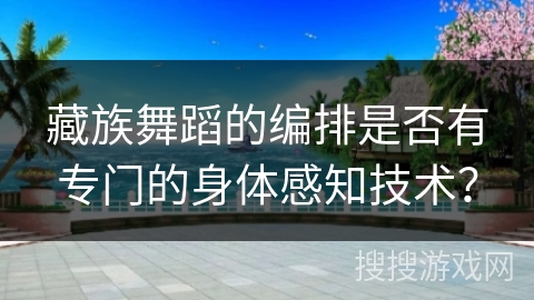 藏族舞蹈的编排是否有专门的身体感知技术？