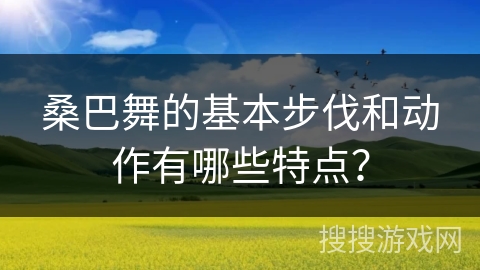 桑巴舞的基本步伐和动作有哪些特点？
