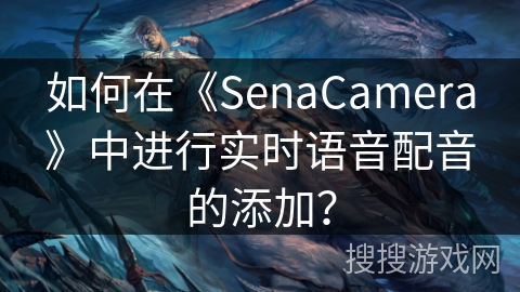 如何在《SenaCamera》中进行实时语音配音的添加？