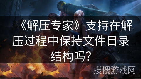 《解压专家》支持在解压过程中保持文件目录结构吗？
