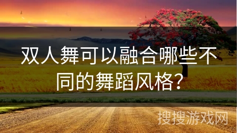 双人舞可以融合哪些不同的舞蹈风格？