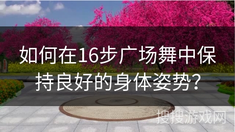 如何在16步广场舞中保持良好的身体姿势？
