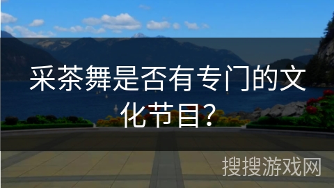 采茶舞是否有专门的文化节目？