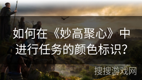 如何在《妙高聚心》中进行任务的颜色标识？