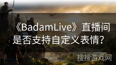 《BadamLive》直播间是否支持自定义表情？
