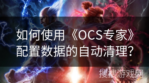 如何使用《OCS专家》配置数据的自动清理？