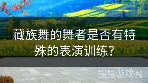 藏族舞的舞者是否有特殊的表演训练？