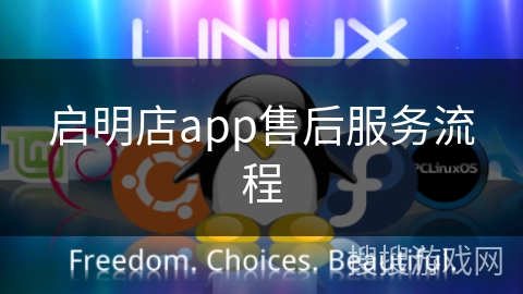 启明店app售后服务流程