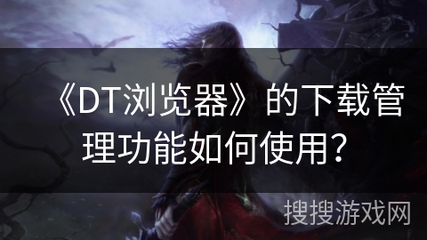 《DT浏览器》的下载管理功能如何使用？