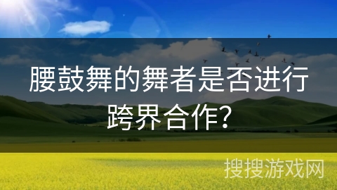 腰鼓舞的舞者是否进行跨界合作？