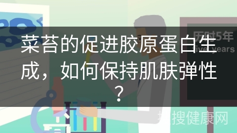 菜苔的促进胶原蛋白生成，如何保持肌肤弹性？