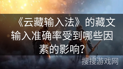 《云藏输入法》的藏文输入准确率受到哪些因素的影响？