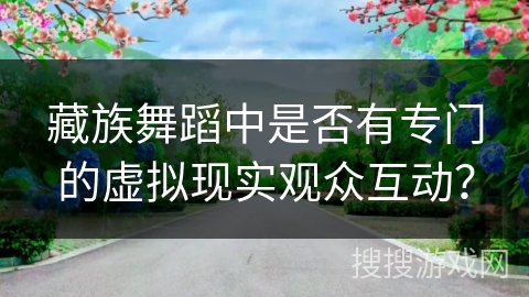 藏族舞蹈中是否有专门的虚拟现实观众互动？