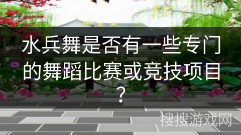 水兵舞是否有一些专门的舞蹈比赛或竞技项目？