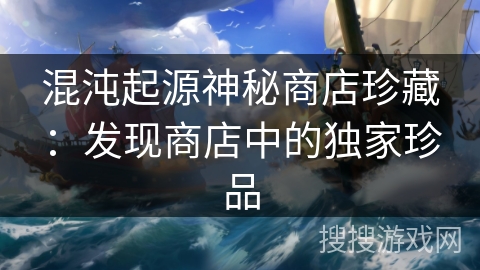混沌起源神秘商店珍藏：发现商店中的独家珍品