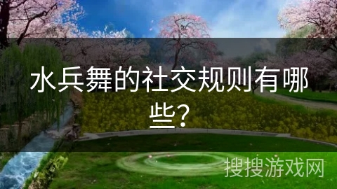 水兵舞的社交规则有哪些？