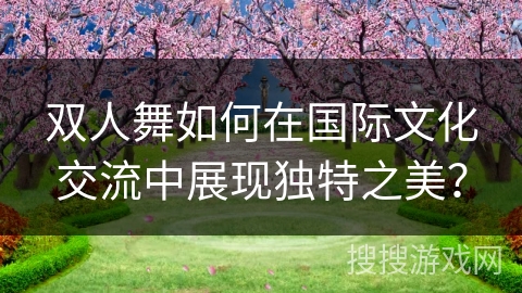双人舞如何在国际文化交流中展现独特之美？