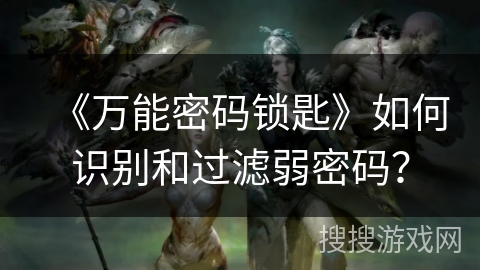 《万能密码锁匙》如何识别和过滤弱密码？