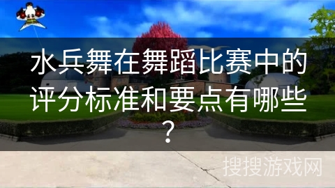 水兵舞在舞蹈比赛中的评分标准和要点有哪些？